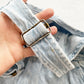 OshKosh Light Wash Denim Shortalls - Yellow Clover Vintage Kids Clothes
