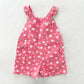 OshKosh Flower Print Shortalls - Yellow Clover Vintage Kids Clothes