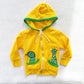 Wear Me Animal Pocket Hoodie - Yellow Clover Vintage Kids Clothes