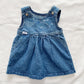 Lee Dark Wash Farm Scene Pinafore Dress • 18m