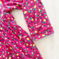 OshKosh Pear Floral Jersey Dress - Yellow Clover Vintage Kids Clothes