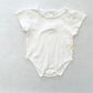 Baby B’gosh Gingham Romper Set - Yellow Clover Vintage Kids Clothes