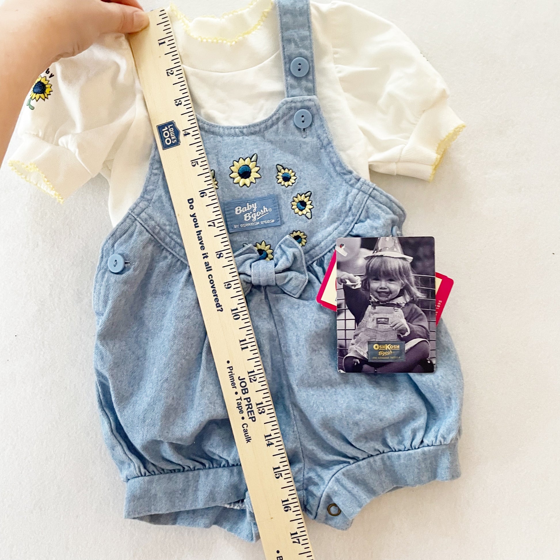 Baby B’gosh Sunflower Bubble Set - Yellow Clover Vintage Kids Clothes