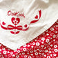 OshKosh Red Floral Hearts Sailor Collar Dress - Yellow Clover Vintage Kids Clothes