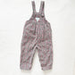 OshKosh Floral Plaid Woven Overalls - Yellow Clover Vintage Kids Clothes