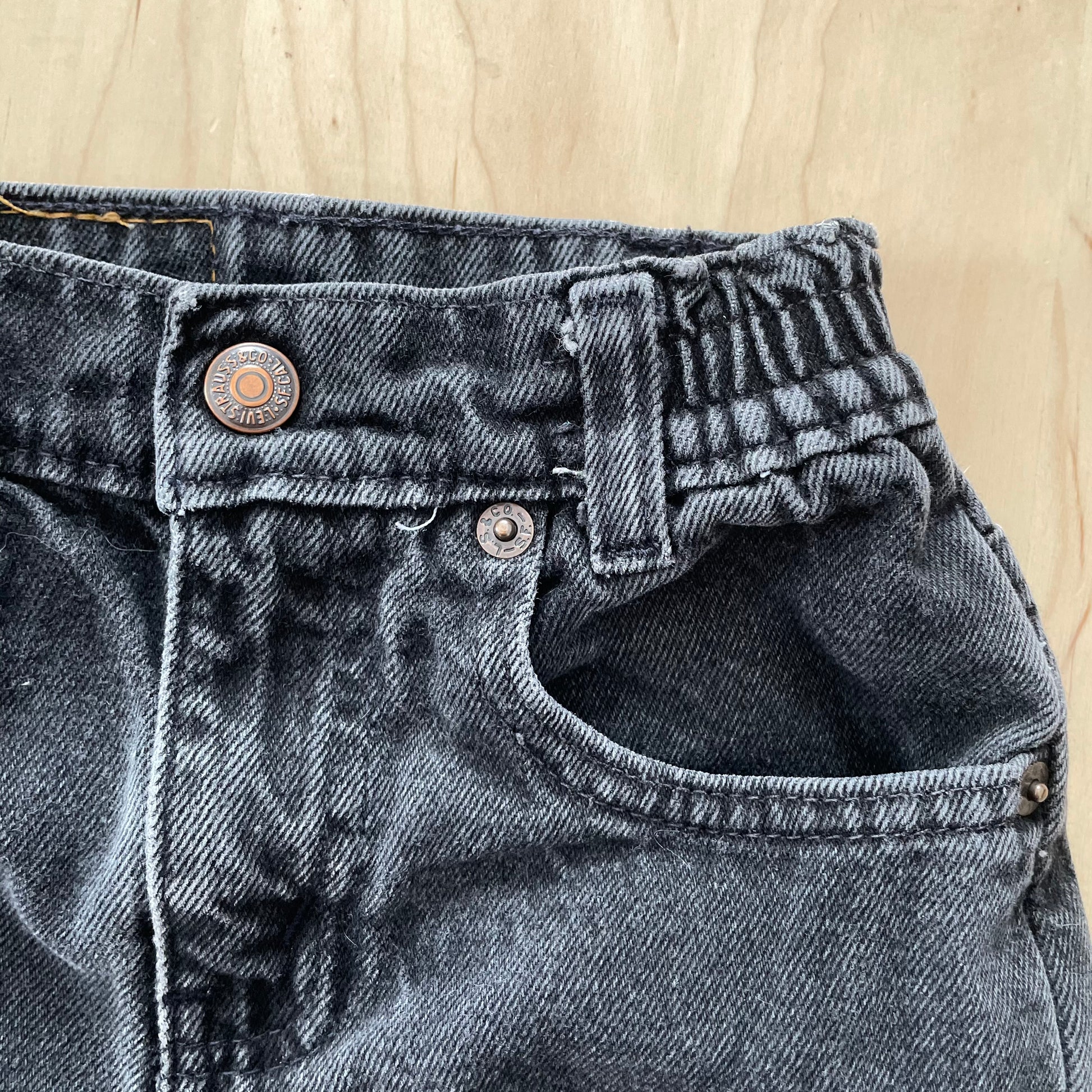Vintage Levi’s 556 Orange Tab Jeans - Yellow Clover Vintage Kids Clothes