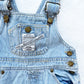 Bugle Boy Lighter Wash Overalls