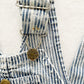 OshKosh Acid Wash Hickory Stripe Overalls - Yellow Clover Vintage Kids Clothes
