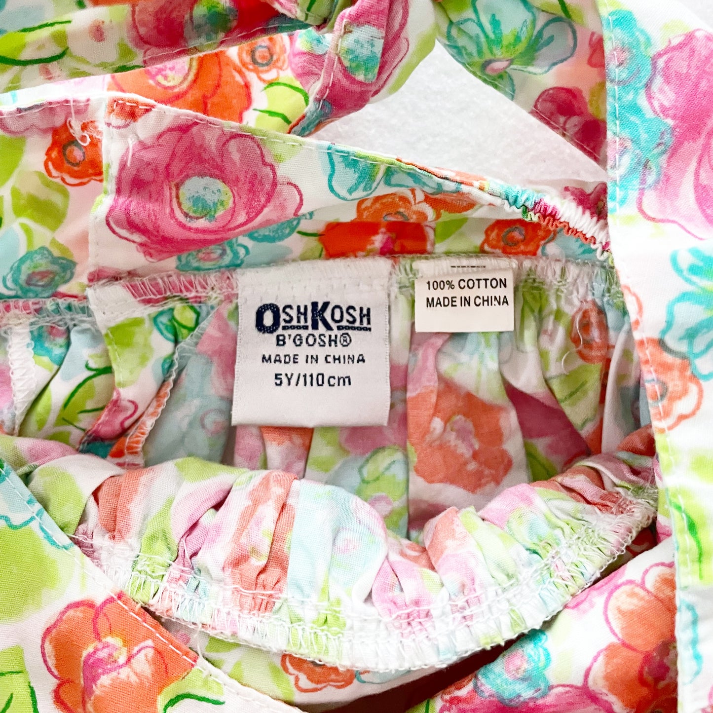OshKosh Floral Tie Back Top