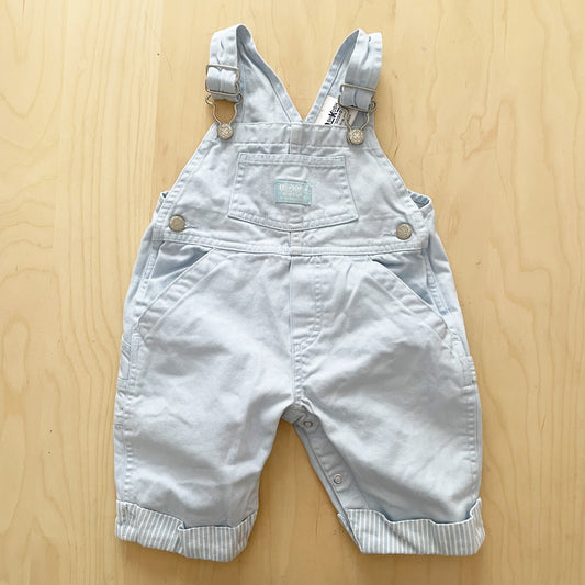 OshKosh Light Blue Stripe Accent Overalls