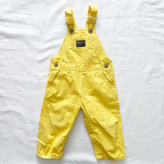OshKosh Yellow Classic Cut Overalls