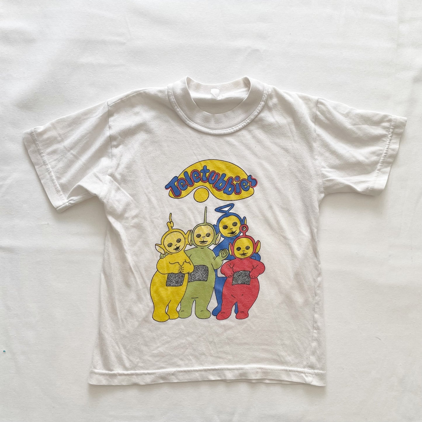 Teletubbies Graphic Tee - Yellow Clover Vintage Kids Clothes