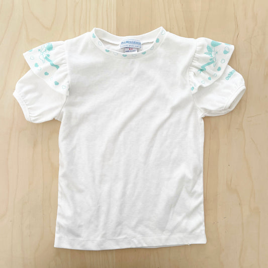 OshKosh Cupid Hearts Layer Tee - Yellow Clover Vintage Kids Clothes