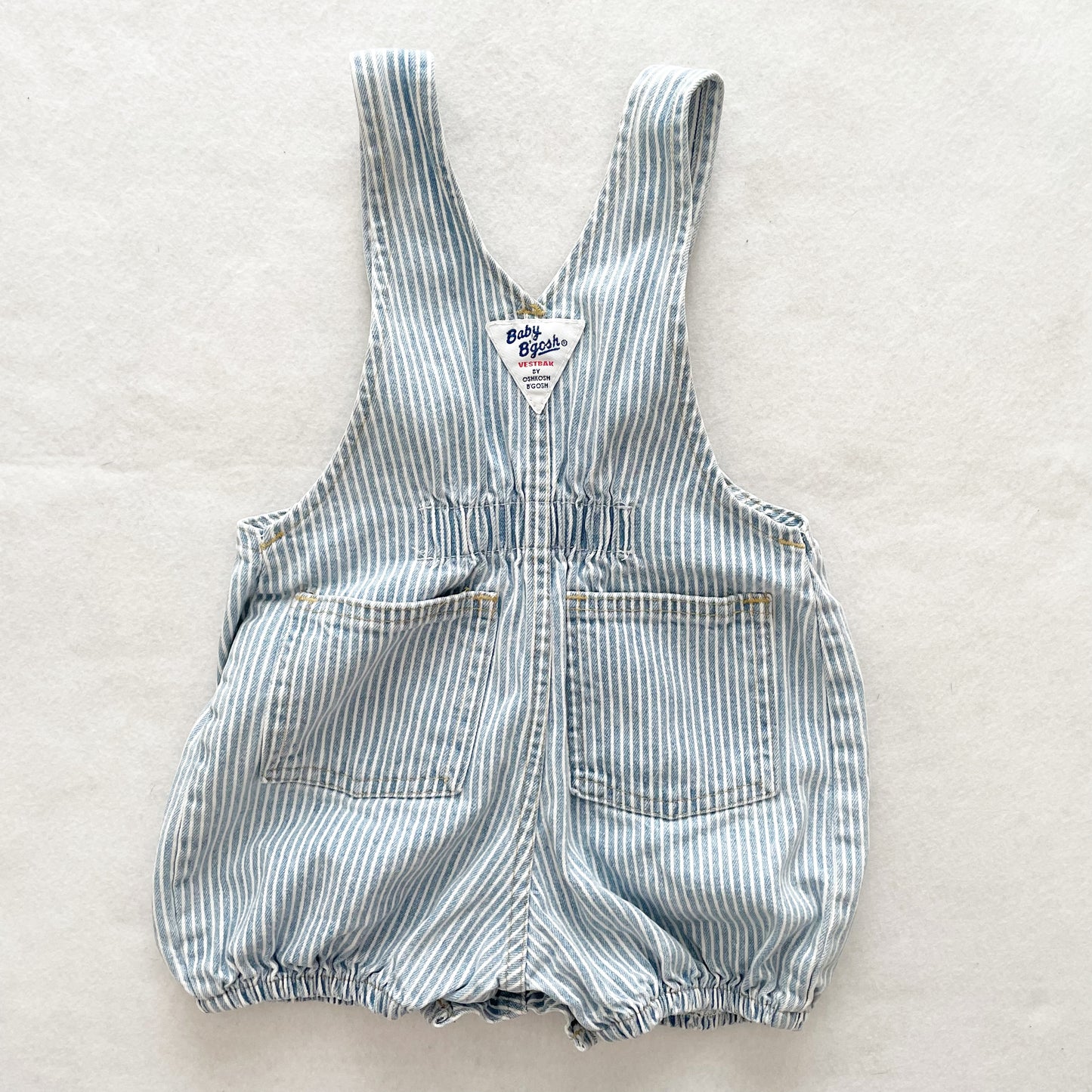Baby B’gosh Hickory Stripe Bubble Overalls