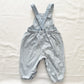 OshKosh Light Blue Striped Gingham Bubble Overalls