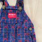 OshKosh Wagon Woven Overalls - Yellow Clover Vintage Kids Clothes