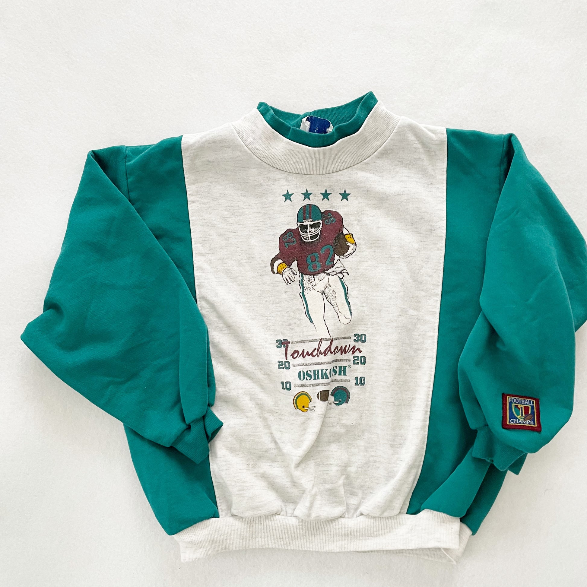 OshKosh Football Champs Set - Yellow Clover Vintage Kids Clothes