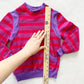 London Fog Striped Sweatshirt - Yellow Clover Vintage Kids Clothes