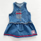 Levi’s Red Ricrac Denim Dress • 4T