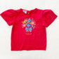 OshKosh Floral Bouquet Tee - Yellow Clover Vintage Kids Clothes