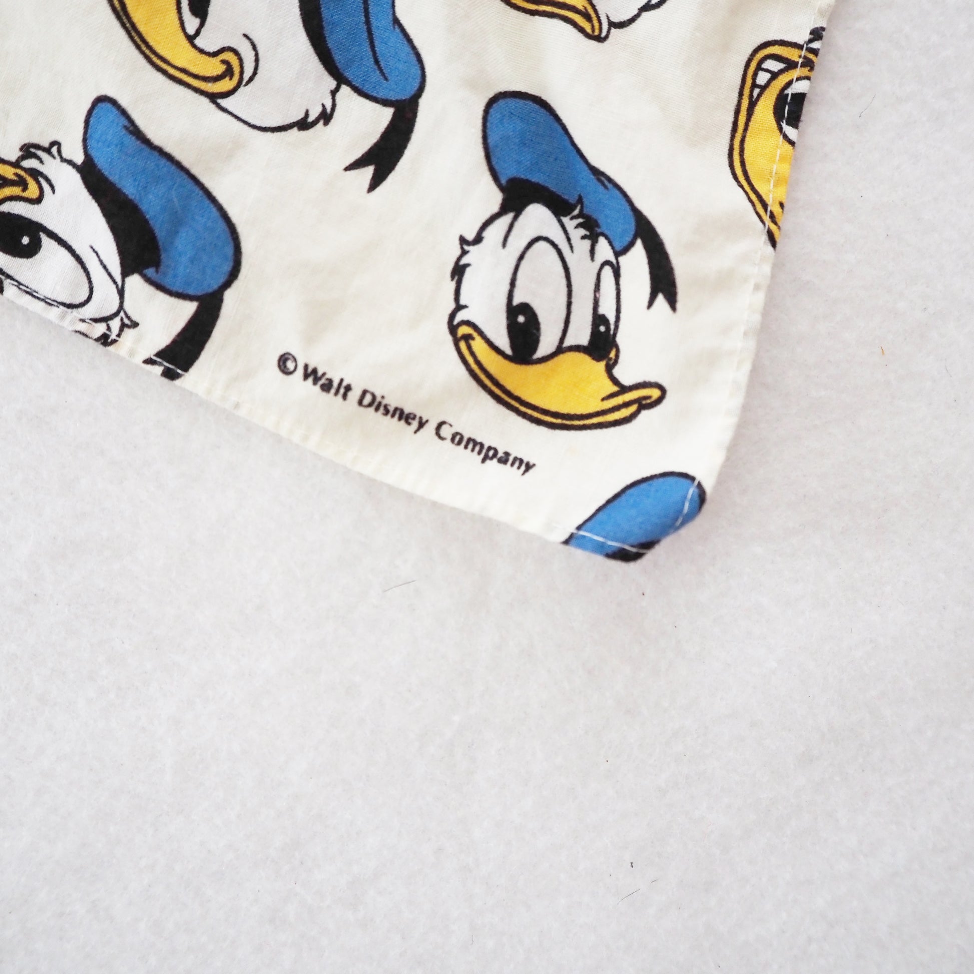 Donald Duck Handkerchief - Yellow Clover Vintage Kids Clothes