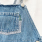 OshKosh Denim Accent Shortalls - Yellow Clover Vintage Kids Clothes