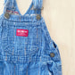 OshKosh Baseball Woven Overalls - Yellow Clover Vintage Kids Clothes