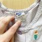 OshKosh Plant Embroidery Gingham Dress - Yellow Clover Vintage Kids Clothes