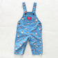 OshKosh Sailboat Bears Overalls - Yellow Clover Vintage Kids Clothes
