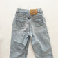 Levi’s Light Wash White Tab Jeans - Yellow Clover Vintage Kids Clothes