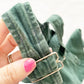 OshKosh Dark Green Overalls - Yellow Clover Vintage Kids Clothes