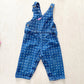 OshKosh Floral Woven Overalls - Yellow Clover Vintage Kids Clothes