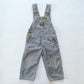 OshKosh Gray Fine Cord Overalls - Yellow Clover Vintage Kids Clothes