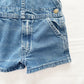 OshKosh Classic Cut Denim Shortalls - Yellow Clover Vintage Kids Clothes