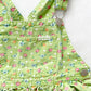 OshKosh Green Floral Skirtall - Yellow Clover Vintage Kids Clothes