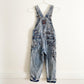 Body Gear Acid Wash Overalls - Yellow Clover Vintage Kids Clothes