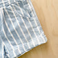 OshKosh Light Wash Stripe Overalls - Yellow Clover Vintage Kids Clothes