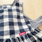 OshKosh Gingham Check Traditional Dress - Yellow Clover Vintage Kids Clothes