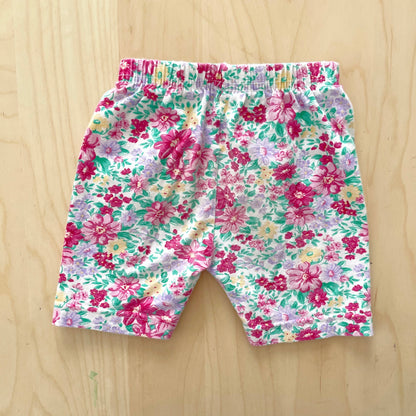 OshKosh Floral Cartwheel Shorts - Yellow Clover Vintage Kids Clothes