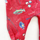 Baby B’gosh Fishing Print Romper - Yellow Clover Vintage Kids Clothes