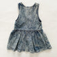 OshKosh Acid Wash Dress - Yellow Clover Vintage Kids Clothes