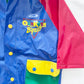 OshKosh Colorblock Logo Rain Coat - Yellow Clover Vintage Kids Clothes