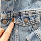 Levi’s Medium Wash Orange Tab Jacket • 2T