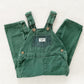 OshKosh Green Stripe Pocket Overalls - Yellow Clover Vintage Kids Clothes