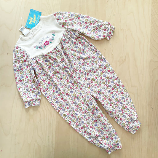 Deadstock Baby B’gosh Floral Jersey Romper