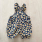 OshKosh Sunflower Baggy Shortalls - Yellow Clover Vintage Kids Clothes