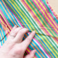Vintage Euro Striped Cotton Overalls
