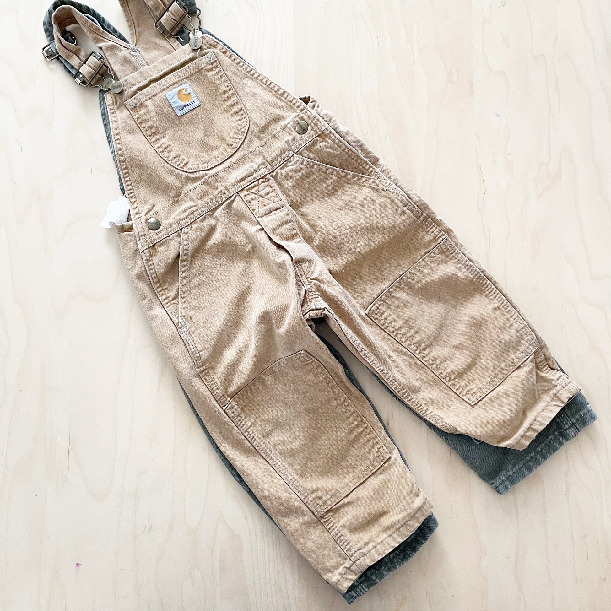 Carhartt Tan Workwear Overalls - Yellow Clover Vintage Kids Clothes