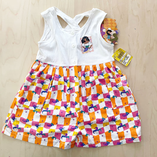 Deadstock Esmerelda Romper - Yellow Clover Vintage Kids Clothes