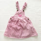 OshKosh Pink Hickory Stripe Scoop Cut Skirtall - Yellow Clover Vintage Kids Clothes